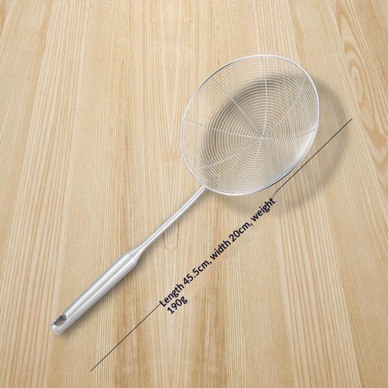Stainless Steel Skimmer Solid Spider Strainer Ladle Stainless Steel Kitchen Utensil Tool Fry Strainer Utensil