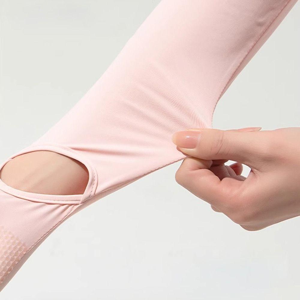 Breathable UV Protection Sun Protection Gloves Long Gloves Touchscreen Ice Silk Sleeve Ice Silk Bicycle Gloves Driving