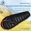 Thickened Mummy-Style Down Sleeping Bag for Outdoor Camping – Warm, Portable, Washable