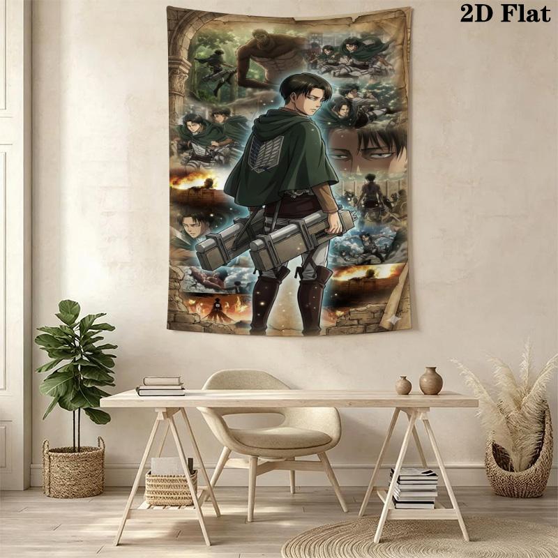 Attack Titan Wall Tapestry Tapestry Background Cloth Wallmounted Background Wall Hanging Cloth Christmas Gift Background Cloth