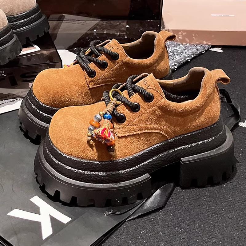 

Fashion Flats Platform Women Sport Shoes Lace Up Casual Designer Shoes Fashion Dress Sneakers Autumn 2025 New Cozy Zapatillas De Mujer 35