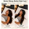 Cappello da Notte Antiscivolo Senza Calore per Arricciare i Capelli per Donne, Fascia Regolabile per Riccioli Confortevole, Cuffia in Raso, Doppio Strato per Dormire, Medio, Lungo