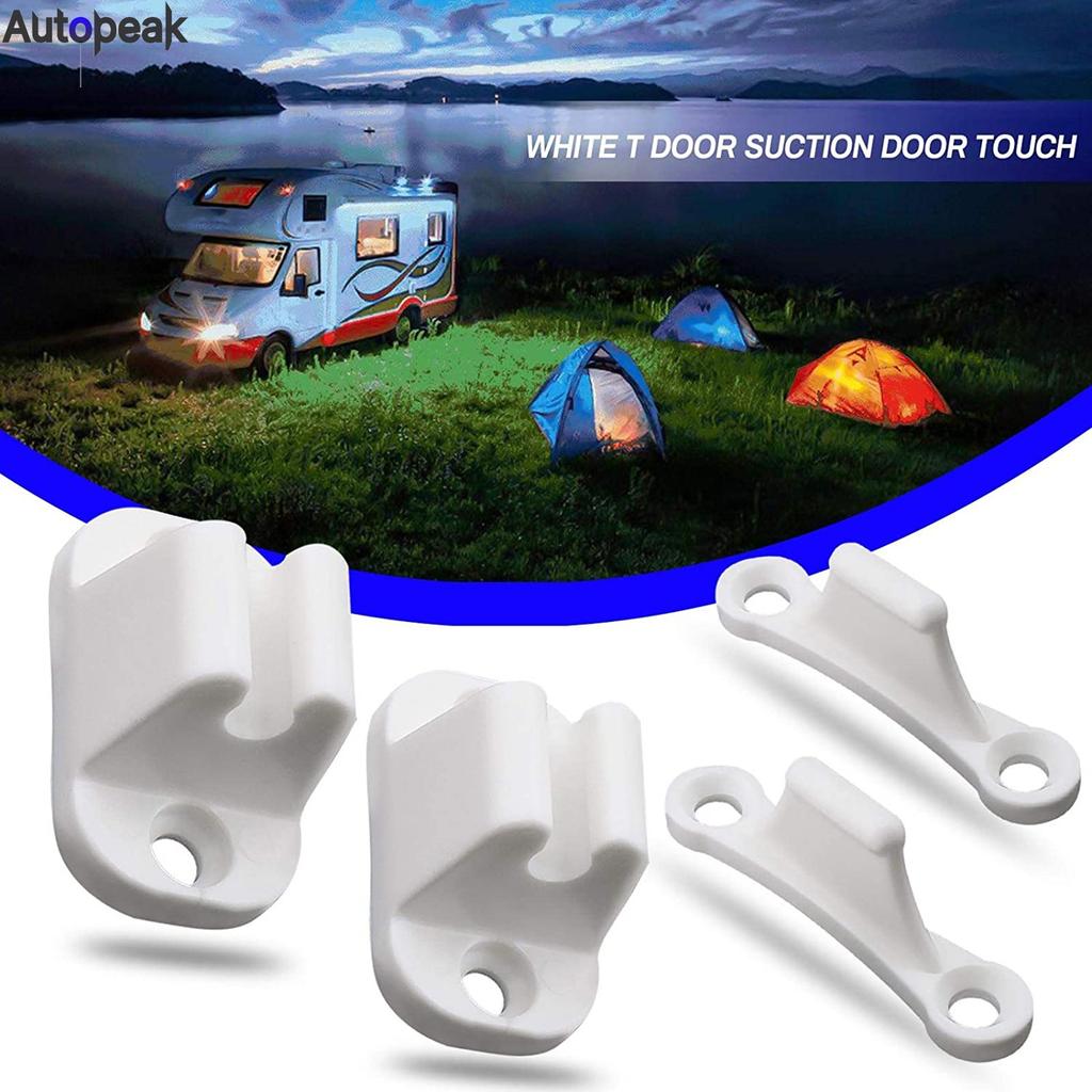 1pc Caravan RV Door Stopper with Elastic Grip Durable Plastic Handle Holder for Camper Van & Trailer RV Secure Door Locking System Vehicle Door Lock