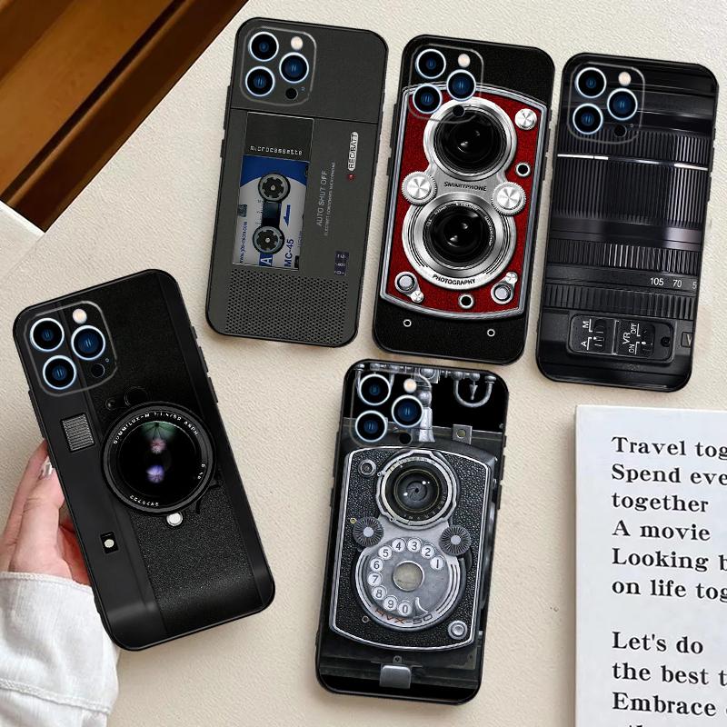 Retro Nostalgia Camera For Huawei Nova 5T 3i 7i 8i 11i 12i 9 10 SE Y60 Y61 Y70 Y72 Y73 Y90 Y91 P30 P40 Lite Case