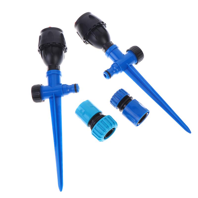 360 Degree Garden Watering Nozzle Automatic Rotating Sprinkler  For Gardening Lawns And Outdoor Plant Watering Vegetables Device
