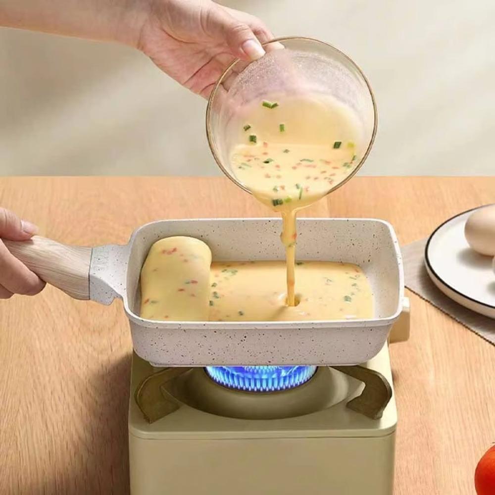 Rectangle Egg Roll Pan NonStick Small Steak Frying Pan Mini Breakfast Maker  Cooking Tools