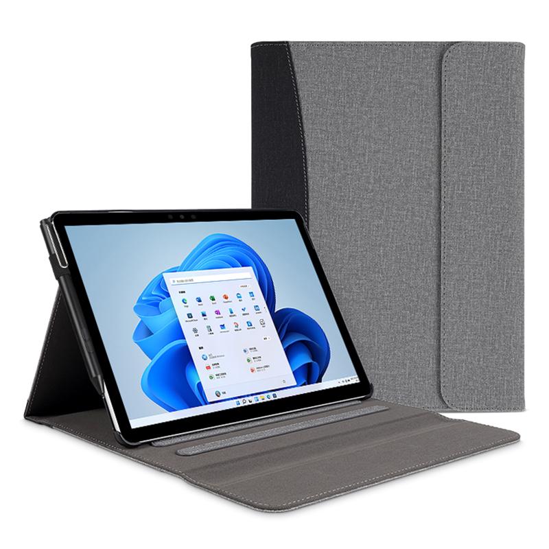 For Microsoft Surface Pro 10/9/8 Case Stand Wallet Function Laptop Leather Cover