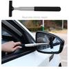 Car Rearview Mirror Wiper Cleaning Tool Auto Glass Mist Cleaner Scraper Car Accessories Handle Telescopic Window Cleaning Brush