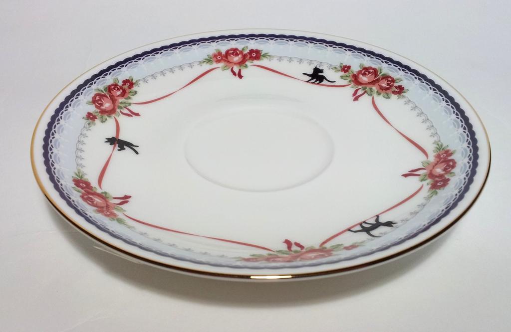 Noritake Cup Saucer 190cc Delivery Service Blue Bone China & (Coffee Tea) Kiki's MJ97221/H-613L