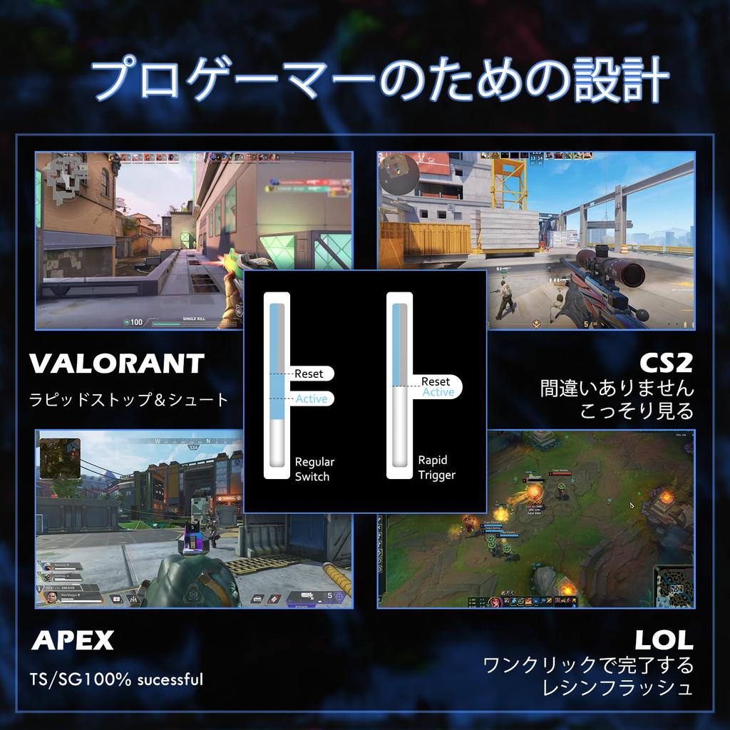 MAMBASNAKE x ATTACK SHARK X65PROHE Rapid Trigger Gaming Keyboard and X11 Gaming Mouse 8k Polling RT 8000Hz Wireless Magnetic Adjustable RGB Thermal