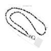 Love Heart Beaded Crossbody Phone Chain Anti Loss Phone Neck Straps  Mobile Phone Pendant