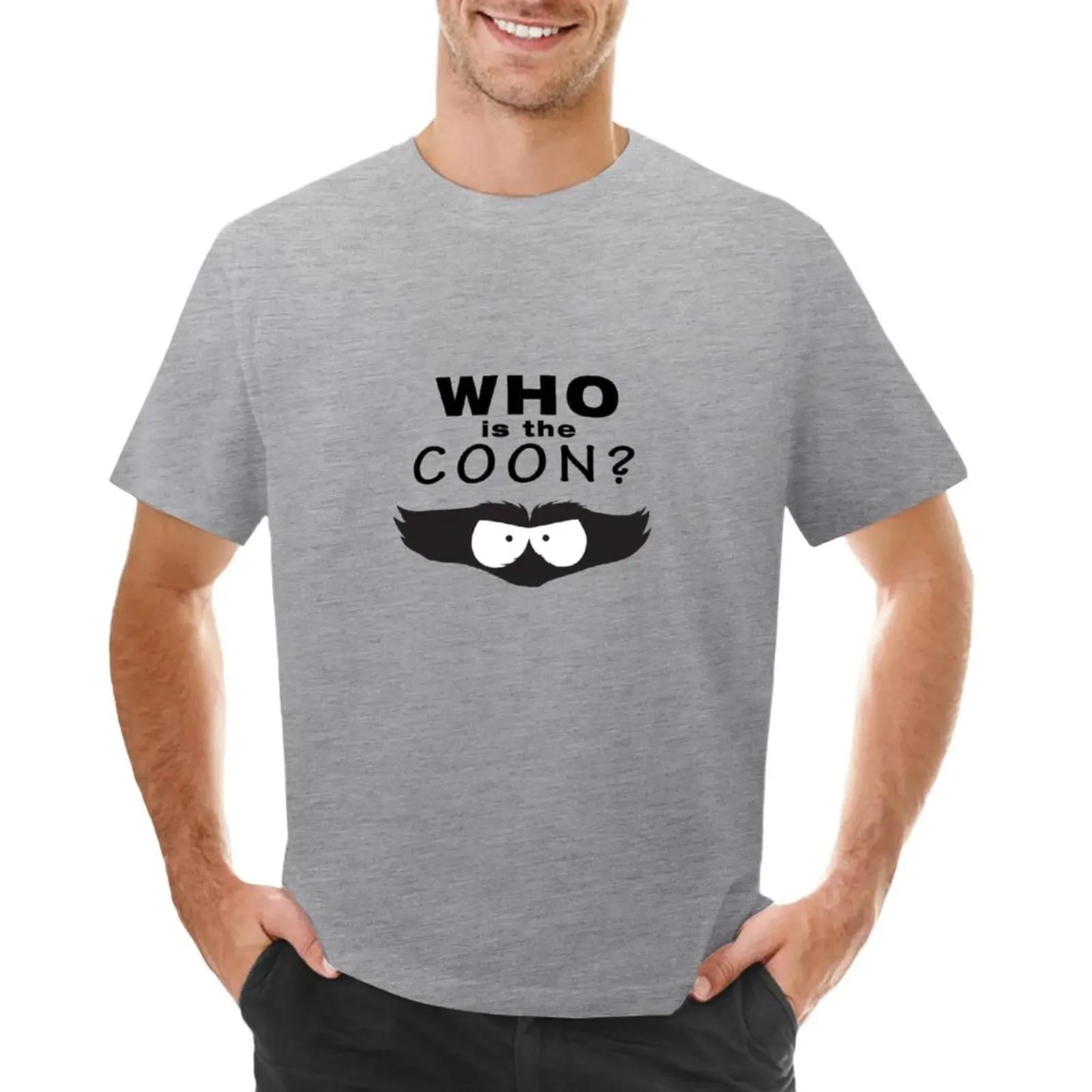 

Who is the Coon TShirt boys animal print graphics kawaii clothes mens graphic tshirts pack S