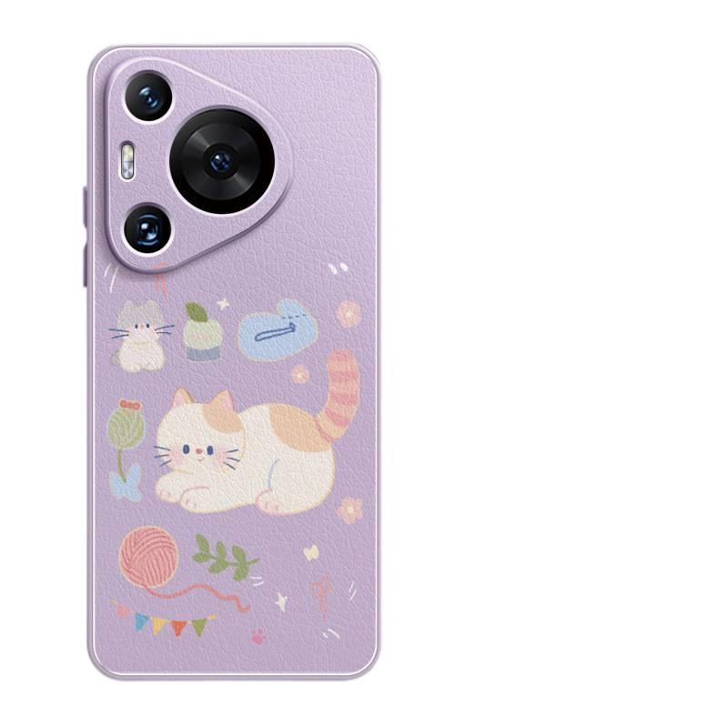 Applicable To Huawei Pura80 Mobile Phone Case, New Pura70pro Protective Case P70 Advanced Sense Female P60 Magnetic Art