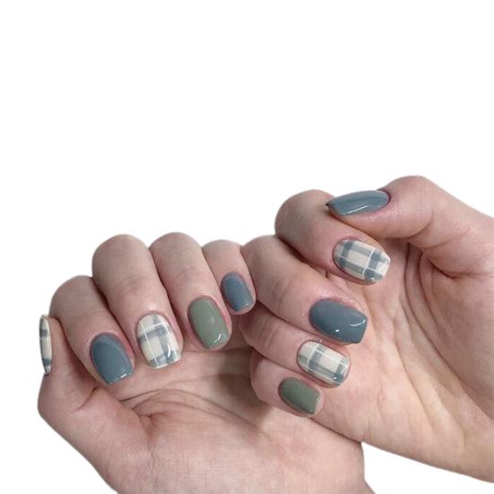 Matowe naklejki na paznokcie Pełna okładka w stylu japońskim Manicure Tip Decor