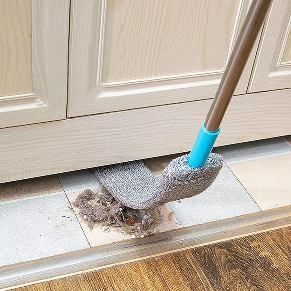 Dust Cleaner Telescopic Long Handle Mop with Bendable Head Flexible Cleaning Duster Brush for Home Dusting Household Cleaning