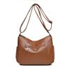 Leather Armpit Bags For Women Shoulder Crossbody Bag Ladies Vintage Underarm Handbags Suitable For Mothers Mom To Use