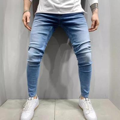 Europäische und amerikanische Herren Stretch Skinny Jeans - Stilvolle Jugend-Leggings