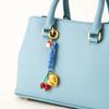 Cute Bag Accessories Pendant Korean Style Colorful Rope Keychain Love Cherry Pendant  Car Keyring