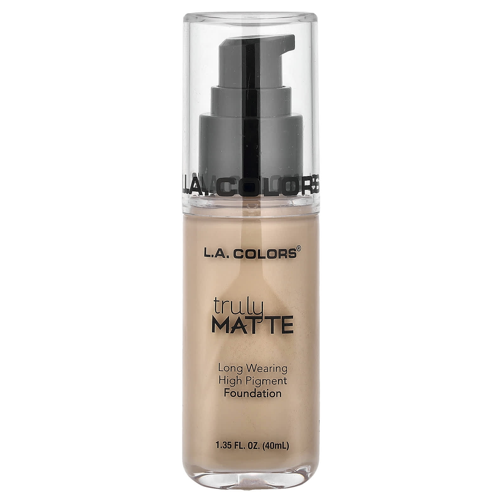 

L.A. Colors Truly Matte Foundation, CLM352 Natural, 40ml (1.35fl oz)