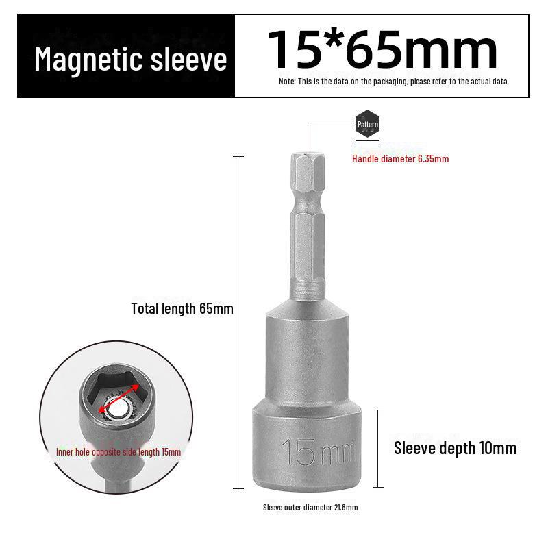 Green Forest Magnetic Hex Socket No. 6 for Electric Screwdriver & Hand Drill