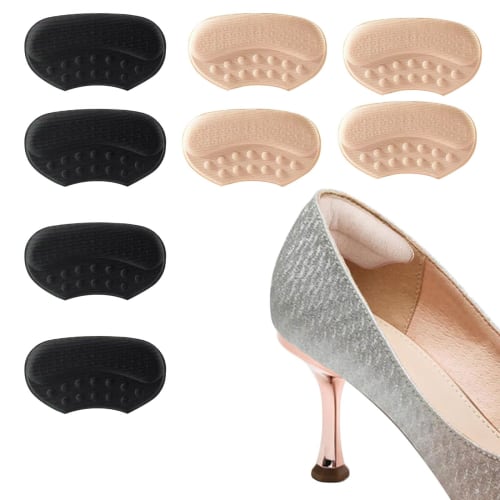 Prevents Blisters, Heels, and Slip-offs with Adjustable Tongue Pads and Heel Cushions. Anti-slip and Anti-slip, These Unisex Pumps Come with Adhesive