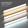 Night Light TYPE-C USB Lights Motion Sensor LED Three Colors In One Lamp For Kitchen Cabinet Bedroom Wardrobe Indoor Lighting