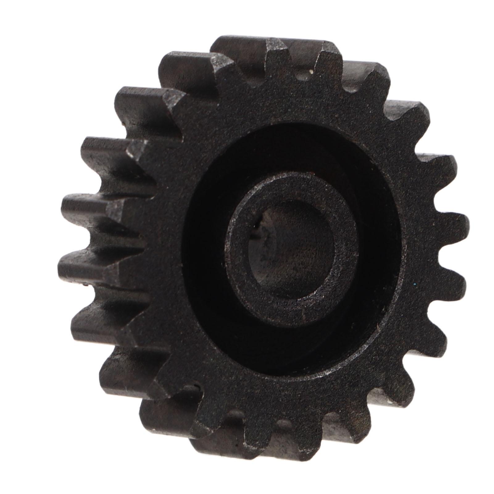 

20T 22mm Diameter RC Motor Gear Steel Rust Protection Black RC Motor Pinion Gear for Upgrade