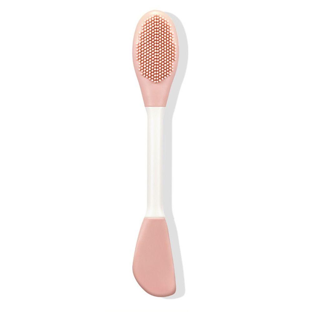 Double-headed Silicone Mask Brush Skin Friendly Exfoliating Soft Head Scraper Cleansing Massage Massage Cleaning Brushes