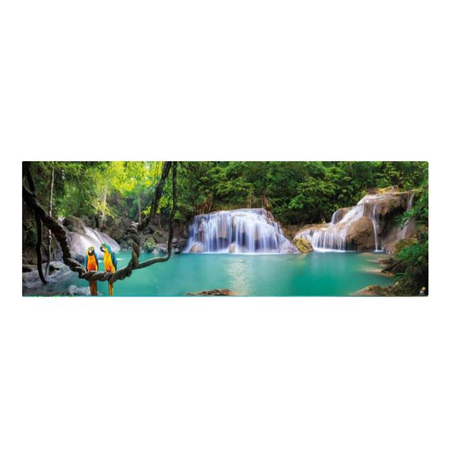 Modern Big Size Landscape Fall Nature Green Tree Canvas Painting Lake Posters and Prints Wall Pictures for Bedroom Home Decor No Frame