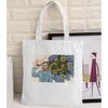 Women Graphic College Harajuku Shopper Bag Van Gogh Sunflower Starry Sky Shopping Bag Women Canvas Shoulder Bag Large Tote Bag