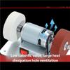 Efficient Plastic Base Desktop Grinder Featuring 150W Motor And Double Wheels For Home Workshop Use Stable Operation