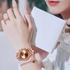 Luxury Women Watches Fashion Rose Gold Watch Ladies Bracelet Wristwatches Stainless Steel Silver Strap Female Quartz Watch Clock