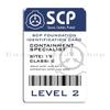 Scp Foundation Containment Specialist Badge Metal Signs Decoration Iron Cinema Decoration Wall Custom Tin Sign Poster