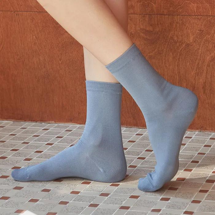 STB022 STANDARD Woman Silket Plain Socks