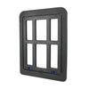 Cat Door Flap Free Entry and Exit Locking Cover Screen Door Mounted Clear Flap Get-in-anytime Upgraded Door