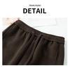 2025 Winter High Waist Wool Fleece-Lined Pants – Curved & Straight Leg Options