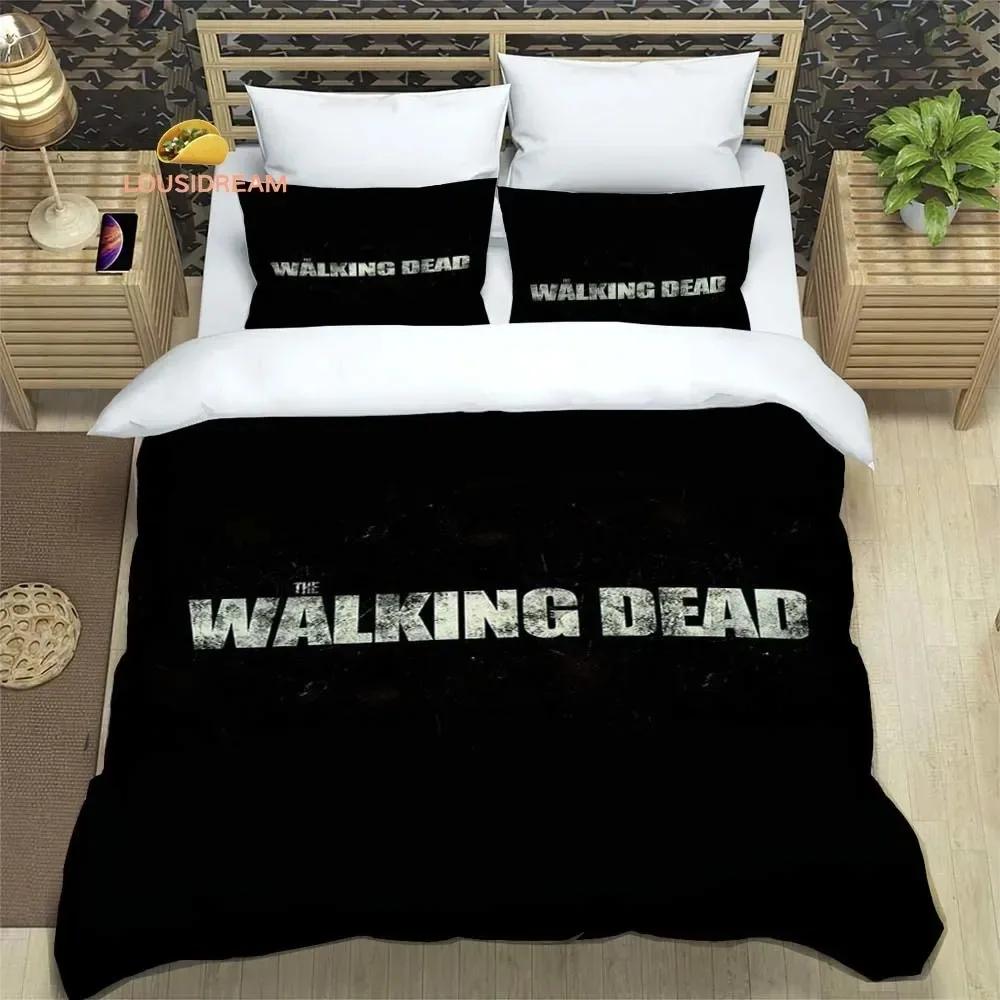 Poster The Walking Dead Sheets Quilt Covers Bedding Dormitory Sheets Bedding Set Soft Warm Bedding Set