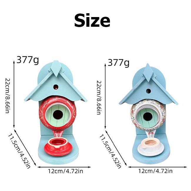 Teapot Birdhouses And Feeders, Hanging Hummingbird Feeders