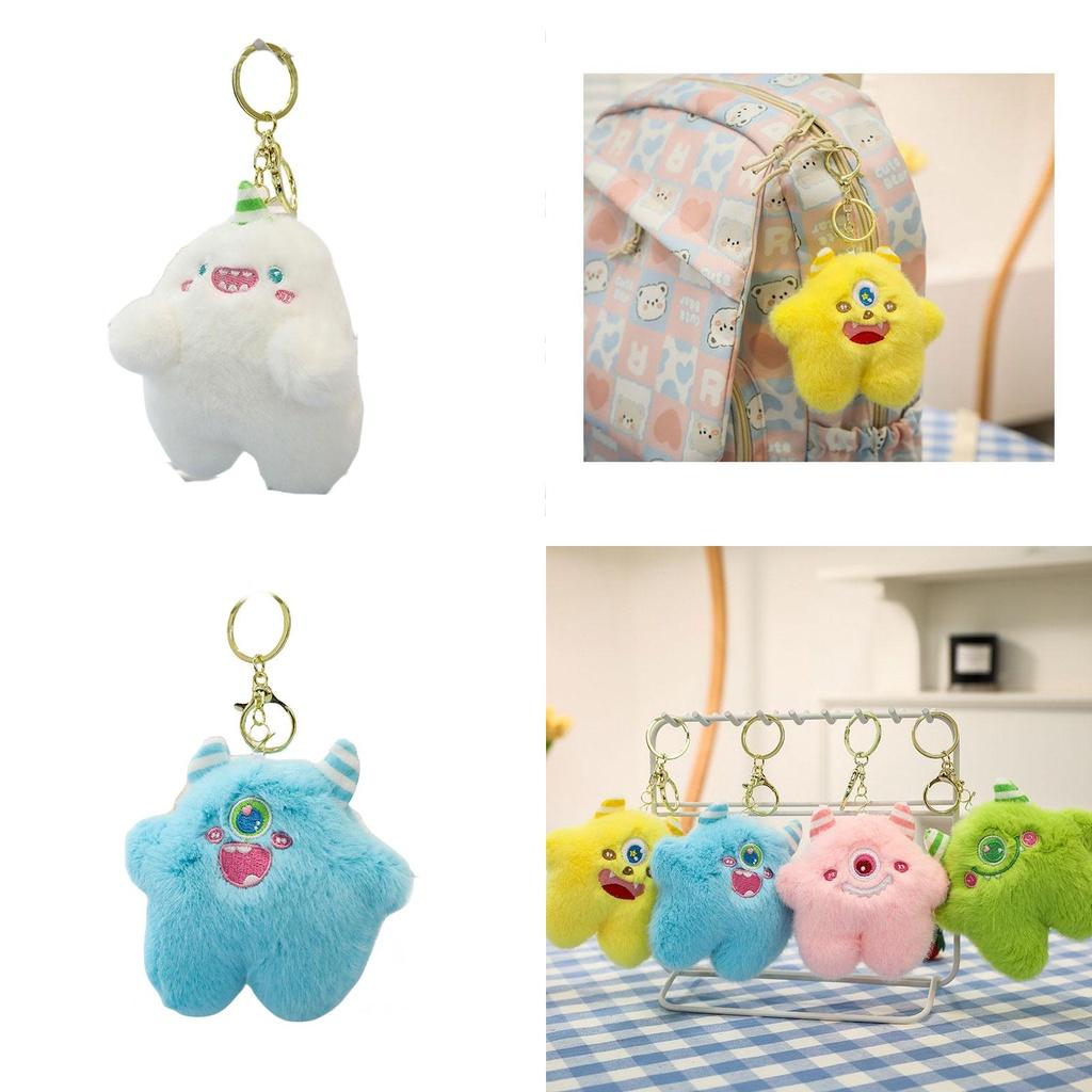 Cute Monster Doll Keychain Plush Toy Wholesale Gift For Girls