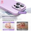 Official Version True Liquid StateIPhone 12 Case, Liquid Silicone Full Camera Protection Ultra-Thin Shockproof Anti-Scratch Phone Cover, Purple