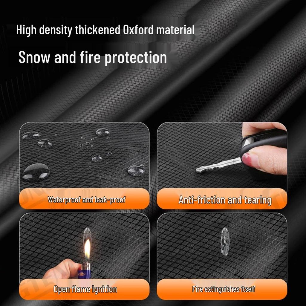 Large Three-Window Car Snow Cover - Anti-Freeze Windshield Frost Protection for Winter