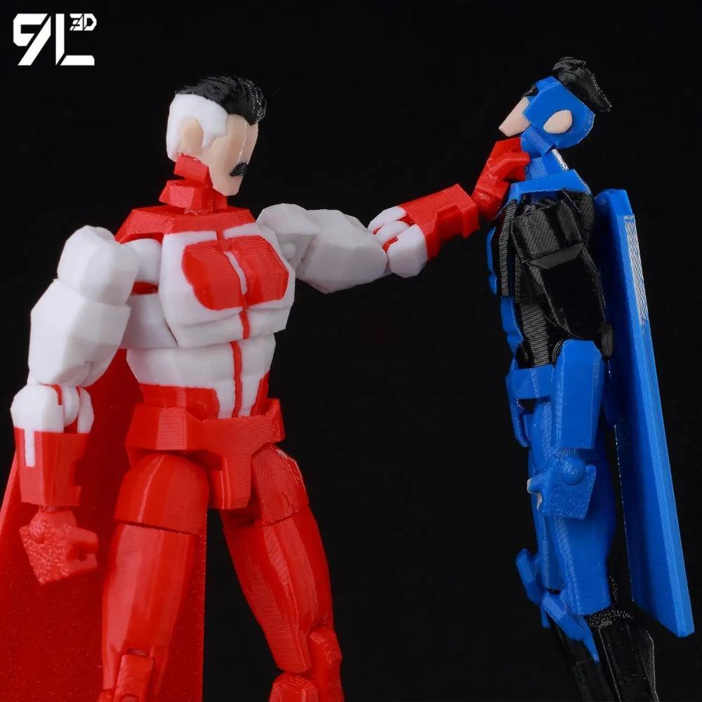 9L3 Vytištěno na 3D Tisk Neporazitelný Chlapec Lucky13 Dummy13 Dobýt LEX Allen Superhrdinové Anime Hračky Akční Figurky Model Manekýna Ozdoby