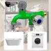 2026 Hot!! Washing Machine Faucet, Dual Control Water Diverter - Thick Ergonomic Handle - Laundry Tub Faucet, Dual Control Washing Machine Faucet with