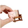 Adorable Wood Piggy Statues Perfect For Living Room Bedroom Or Study Decoration Piggy Sculptures