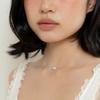 Geegee Natural Pearl Clear Necklace