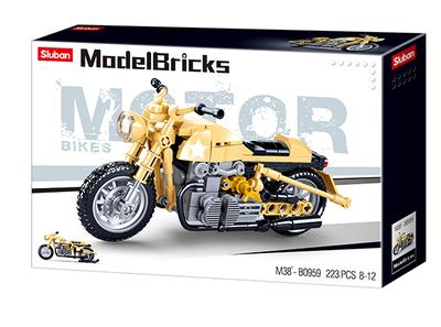 Sluban Mb Motor Military Motorcycle Building Blocks 223 - B0959