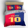 Red-blue split, "Messi 10". Bedding sets Duvet cover sets Duvet covers Pillowcases(1 * Duvet Cover 2 * Pillowcases, without duvet insert)