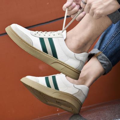 Fashion 2024 Casual Brand Shoes for Men Genuine Leather Shoes Men Vulcanized Shoes Non-Slip Walking Shoes Mens Fashion Sneakers Man Soft