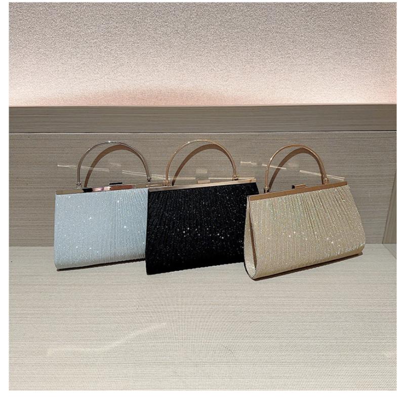 Fashion Ladies Evening Bags Banquet Large Capacity Clutch Handbags Glitter KTV Shoulder Crossbody Bags Women Wedding Dinner Bags