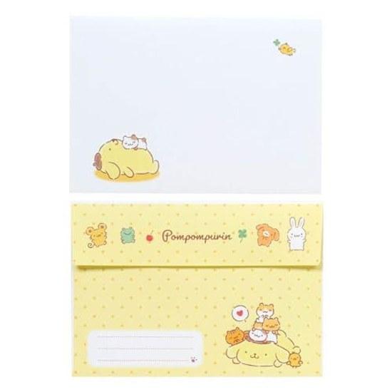 Sanrio Character Shaped Letter Set Pompompurin Package Approximately 16 Cm Wide 0.8 Deep 22 High 493881